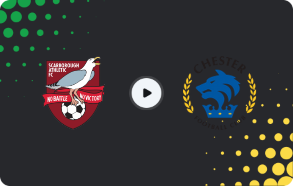 Где смотреть Скарборо Атлетик - Честер, Национальная лига - Север, 10.01.2026