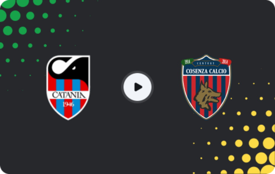 Где смотреть Катания - Козенца, Серия C - Группа C, 25.01.2026