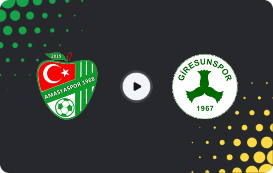 Где смотреть Амасьяспор 1968 - Гиресунспор, 3-я Лига - Группа 3, 10.01.2026