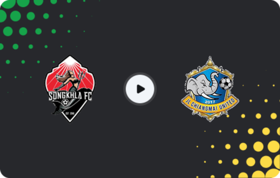 Где смотреть Сонгкхла   - Чиангмай Юнайтед, Лига 2, 17.01.2026