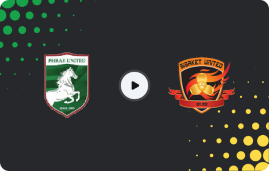 Где смотреть Пхрэ Юнайтед - Сисакет Юнайтед, Лига 2, 21.02.2026
