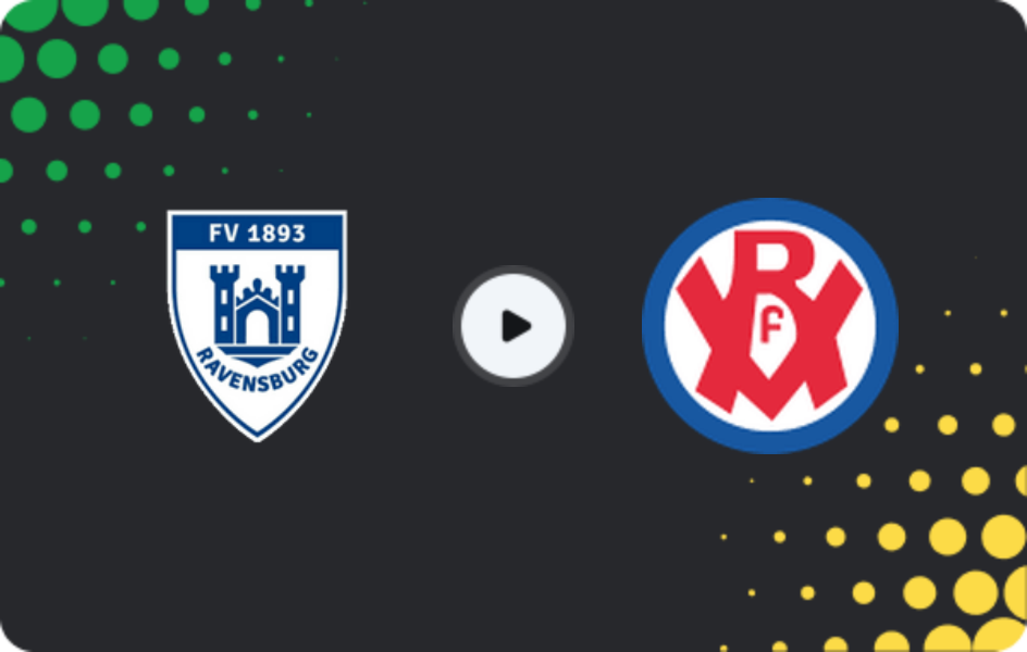 Где смотреть ФВ Равенсбург - ВфР Мангейм, Оберлига - Баден-Вюртемберг, 21.02.2026