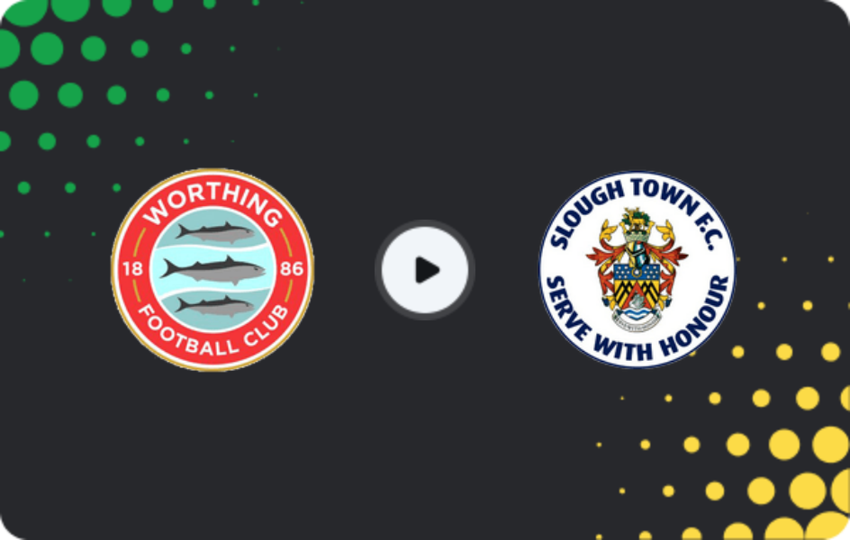 Где смотреть Уортинг - Слау Таун, Национальная лига - Юг, 21.02.2026