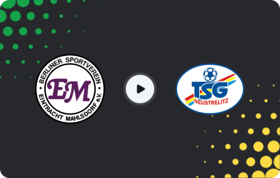 Где смотреть Айнтрахт Мальсдорф - Нойштрелиц, Оберлига NOFV-Норд, 22.02.2026