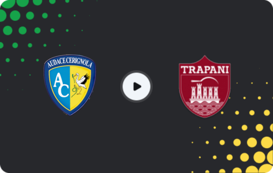 Где смотреть Аудаче Чериньола   - Трапани 1905, Серия C - Группа C, 05.03.2026