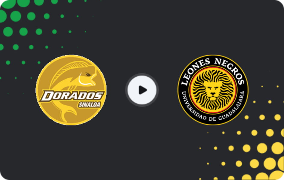 Где смотреть Дорадос   - Леонес Негрос УДГ, Лига де Экспансьон MX, 15.03.2026