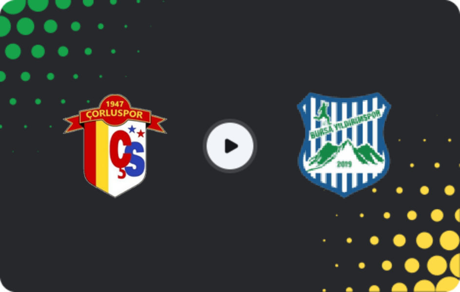 Где смотреть Чорлуспор 1947 - Бурса Йылдырымспор, 3-я Лига - Группа 1, 25.03.2026