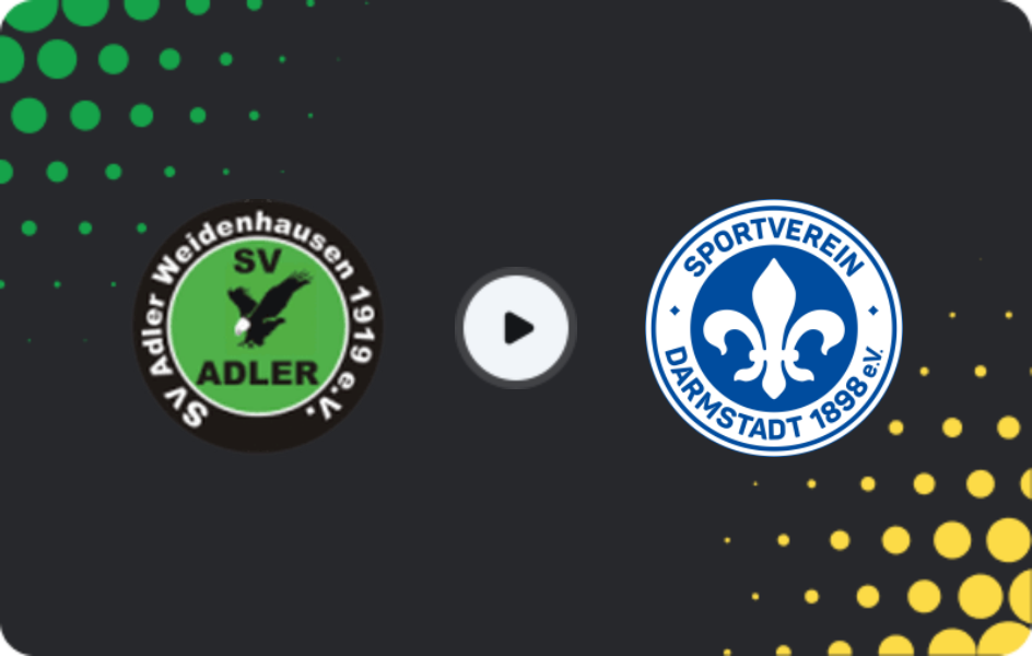Где смотреть Вейденхаузен   - Дармштадт II, Оберлига - Гессен, 28.03.2026