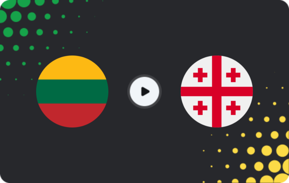 Где смотреть Литва - Грузия, Товарищеские матчи, 29.03.2026