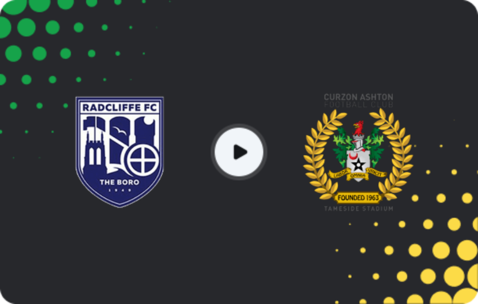Где смотреть Рэдклифф - Керзон Эштон, Национальная лига - Север, 03.04.2026
