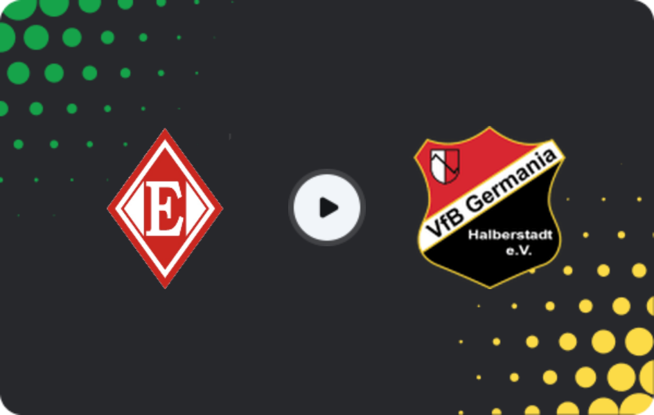 Где смотреть Айнхайт Вернигероде   - Германия Хальберштадт, Оберлига NOFV-Юг, 04.04.2026