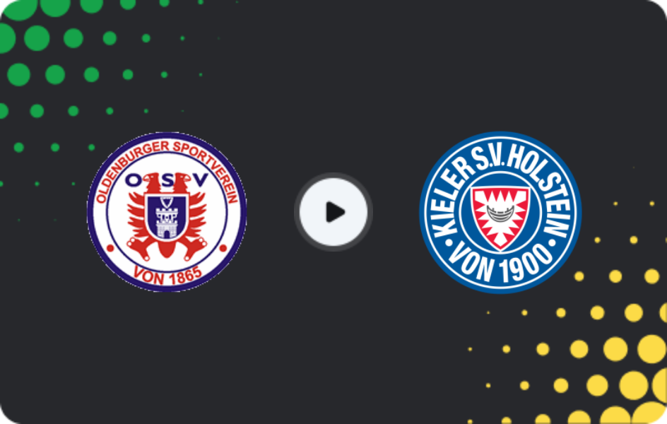 Где смотреть Олденбургер СВ   - Хольштайн Киль II, Оберлига - Шлезвиг-Хольштейн, 11.04.2026