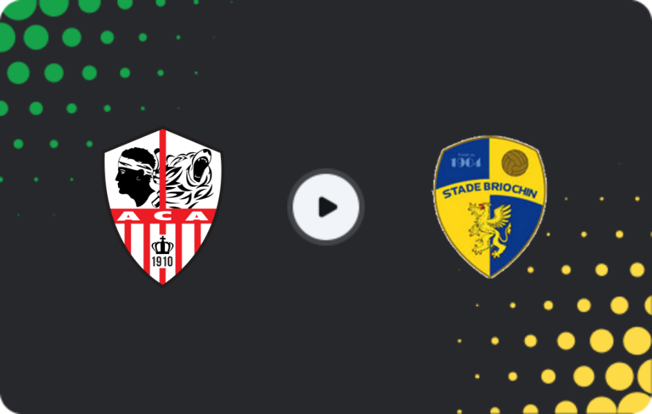 Где смотреть Аяччо - Стад Бриошен, Национальный чемпионат, 17.04.2026