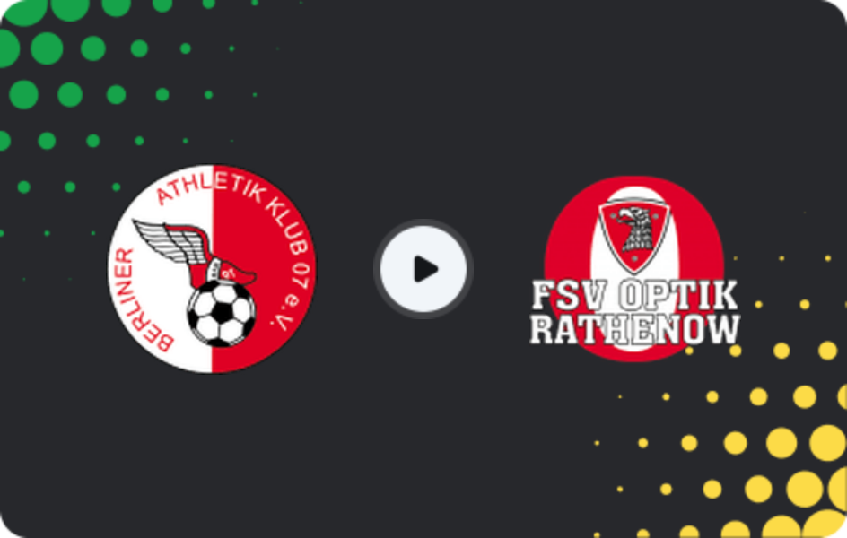 Где смотреть БАК 07   - Оптик Ратенов, Оберлига NOFV-Норд, 18.04.2026