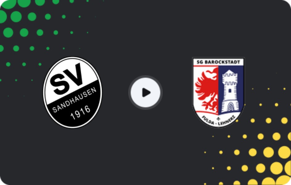 Где смотреть Зандхаузен - Барокштадт Фульда-Лен., Регионаллига - Юго-Запад, 18.04.2026
