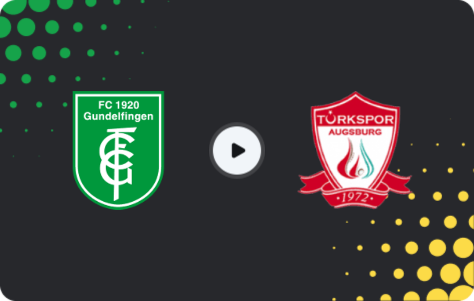 Где смотреть Гундельфинген - Тюркспор Аугсбург  , Оберлига - Бавария Юг, 18.04.2026