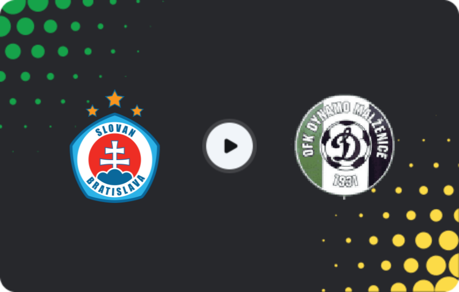 Где смотреть Слован Братислава II - Малженице, Вторая лига, 19.04.2026