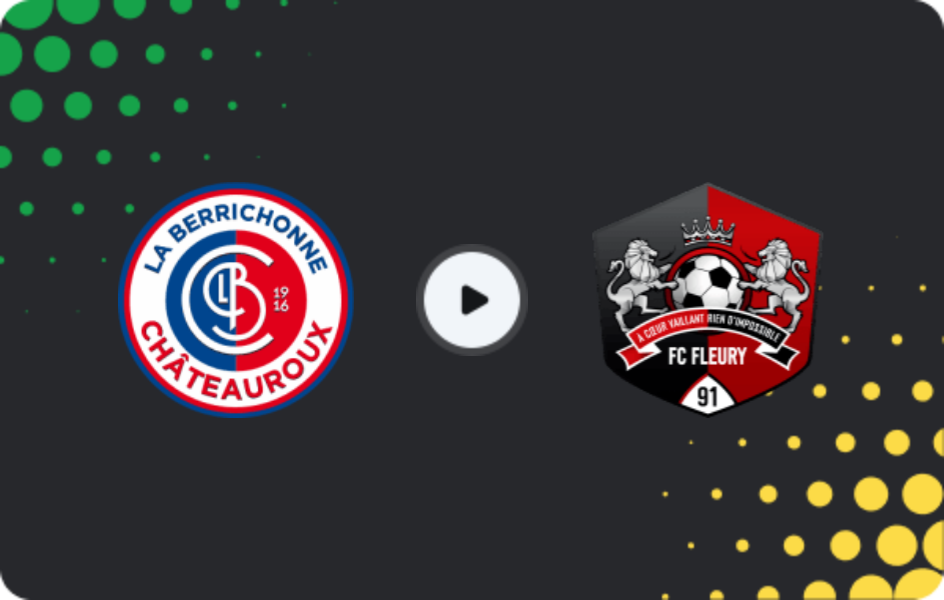 Где смотреть Шатору - Флёри 91, Национальный чемпионат, 24.04.2026