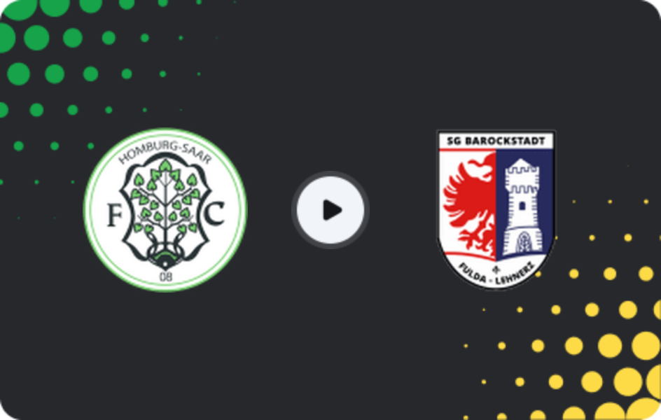 Где смотреть ФК 08 Хомбург - Барокштадт Фульда-Лен., Регионаллига - Юго-Запад, 25.04.2026