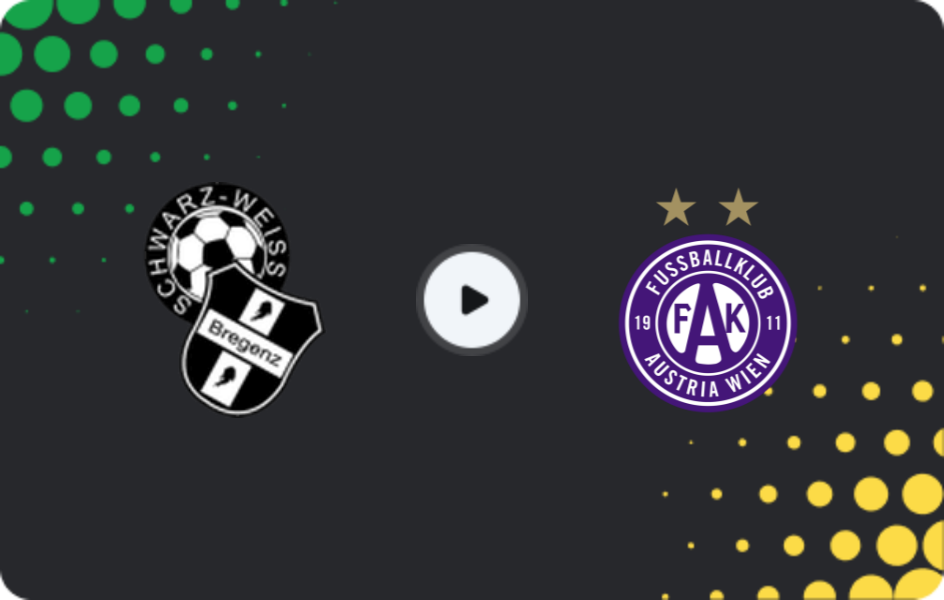 Где смотреть Шварц-Вайсс Брегенц - Аустрия Вена (Ам.), 2-я Бундеслига, 08.05.2026
