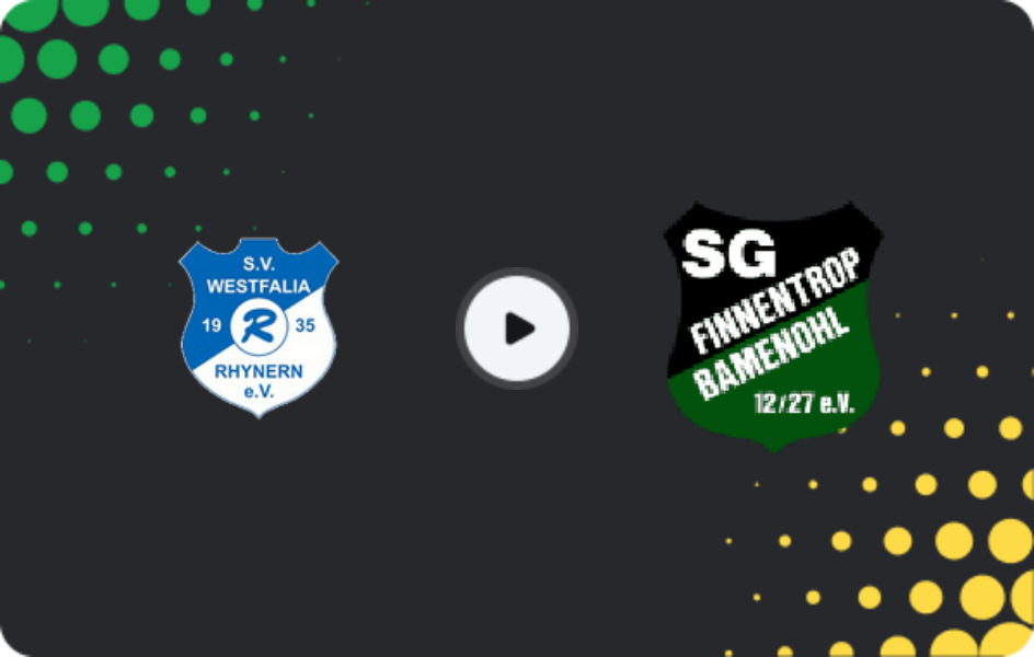 Где смотреть Вестфалия Ринерн   - Финнентроп / Баменоль, Оберлига - Вестфалия, 25.05.2026