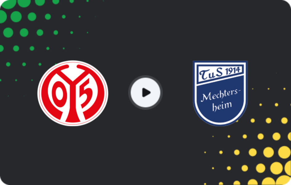 Где смотреть Майнц 05 II - Мехтерсхайм  , Товарищеские матчи клубов, 17.01.2026