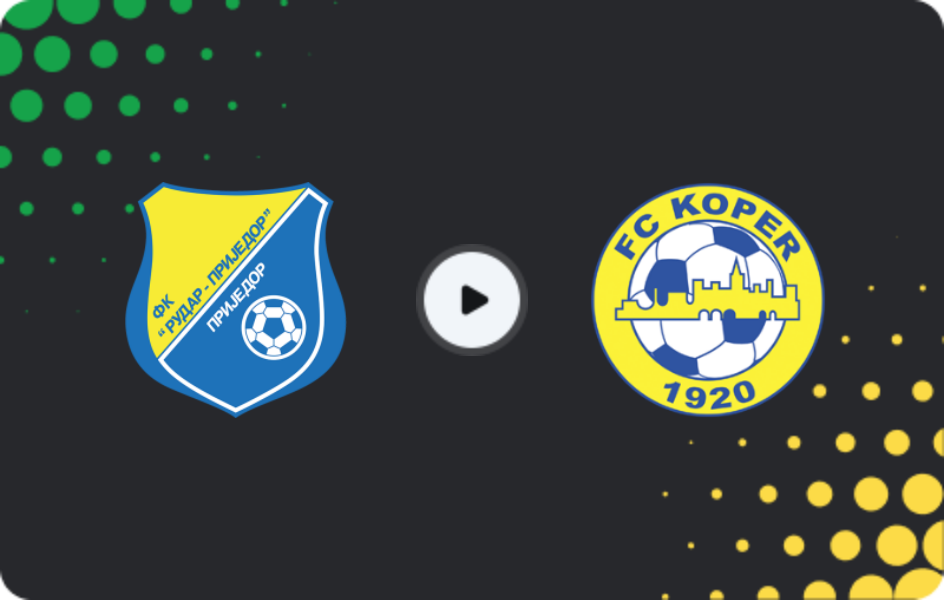 Где смотреть Рудар Приедор - Копер, Товарищеские матчи клубов, 24.01.2026