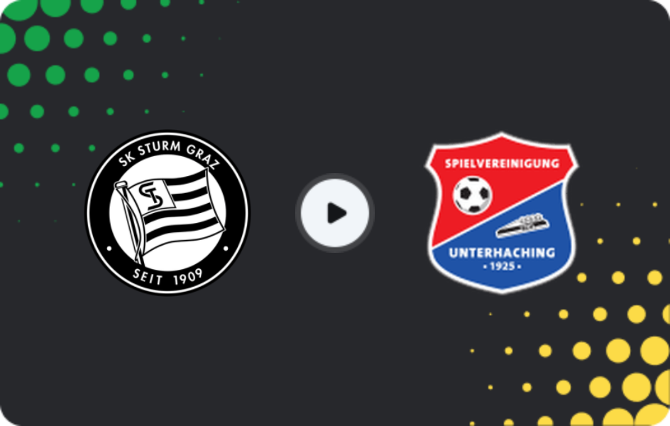 Где смотреть Штурм Грац II - Унтерхахинг, Товарищеские матчи клубов, 23.01.2026