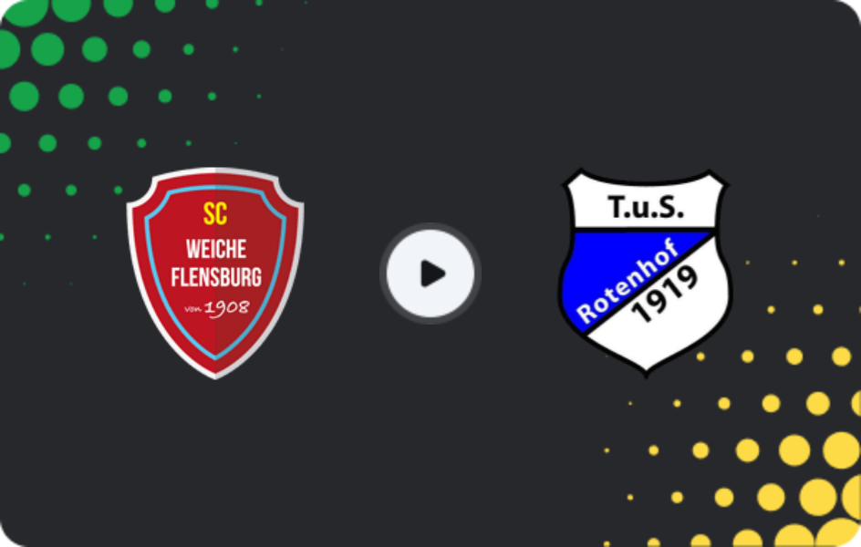 Где смотреть Вайхе Фленсбург - Ротенхоф  , Товарищеские матчи клубов, 23.01.2026
