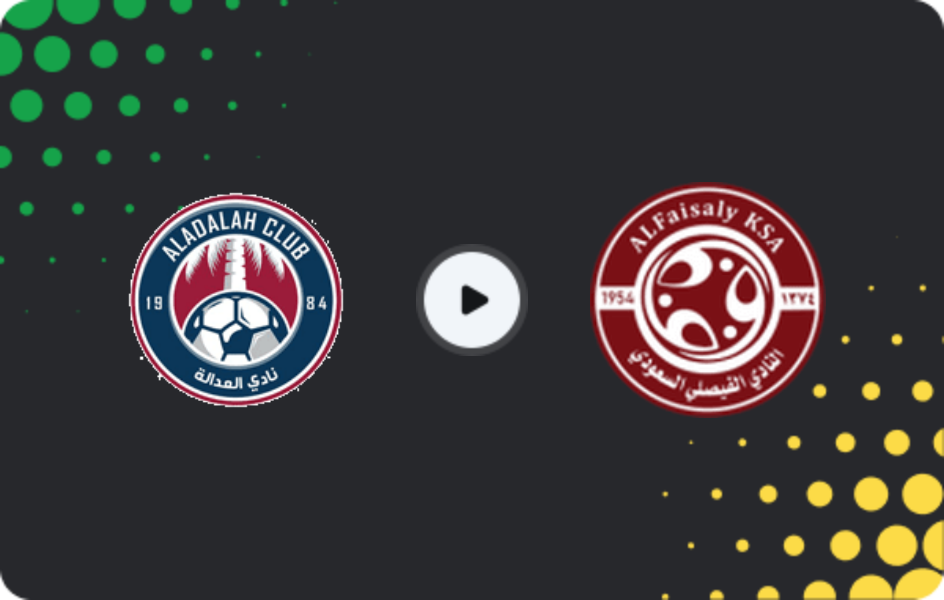 Где смотреть Аль-Адалах - Аль-Файсали ФК, Дивизион 1, 02.03.2026
