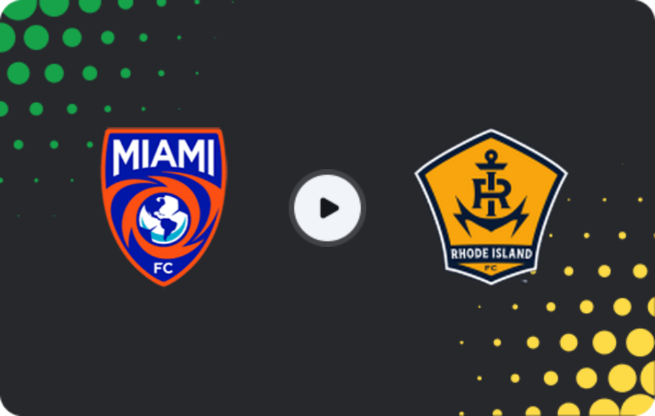 Где смотреть Майами FC   - Род Айленд, USL Чемпионшип, 28.03.2026