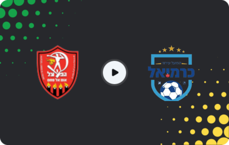 Где смотреть Цейрей Умм-аль-Фахм - Хапоэль Ирони Кармиэль, Лига Алеф, 03.04.2026