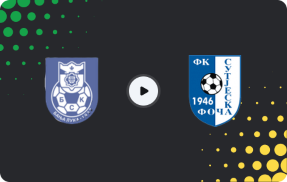 Где смотреть БСК Баня-Лука - Сутьеска Фоча  , 1-я лига - РС, 11.04.2026