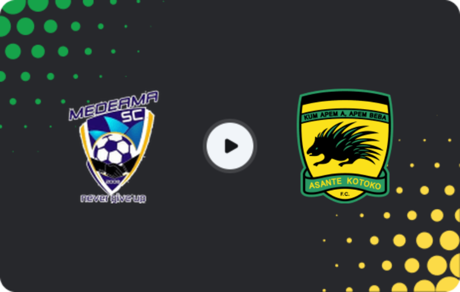 Где смотреть Медеама - Асанте Котоко, Премьер-лига, 12.04.2026