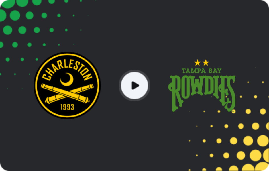 Где смотреть Чарльстон Бэттери - Тампа Бэй Роудис, USL Чемпионшип, 18.04.2026