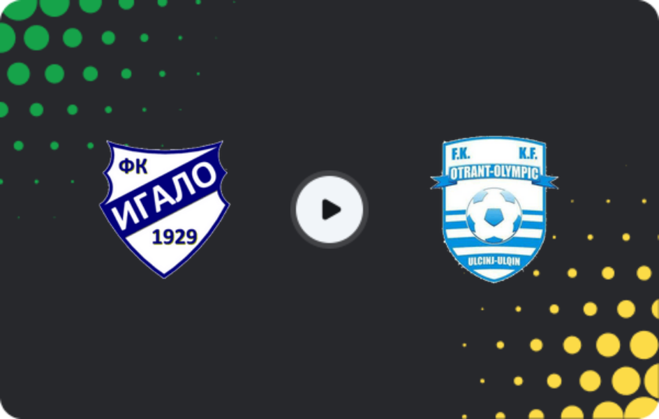 Где смотреть Игало - Отрант-Олимпик, Вторая лига, 02.05.2026