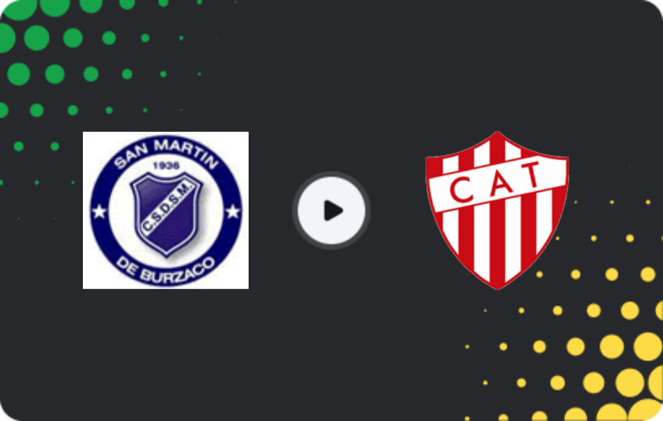 Где смотреть Сан-Мартин Бурзако - Тальерес Ремедиос, Примера B Метрополитана, 16.05.2026