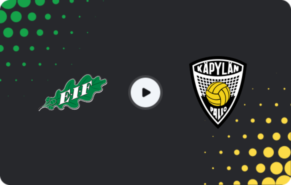 Где смотреть ЕИФ - КяПа, Юккёслиига, 23.05.2026