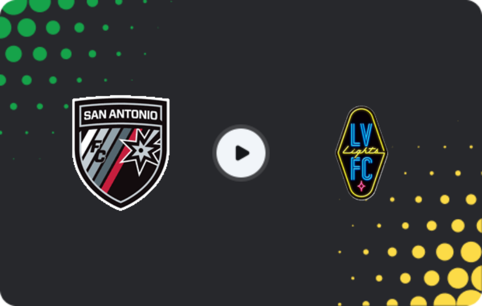 Где смотреть Сан-Антонио - Лас-Вегас Лайтс, USL Чемпионшип, 18.07.2026