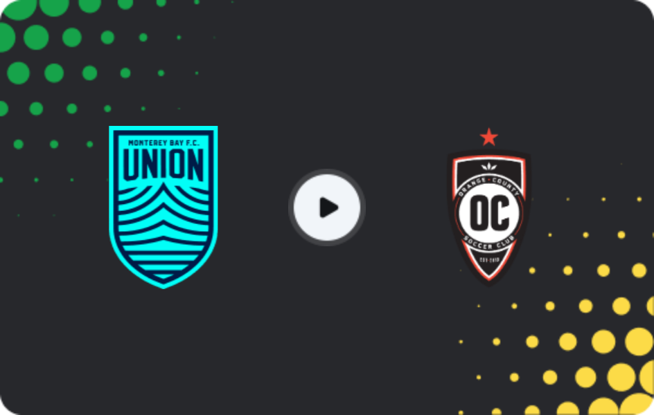 Где смотреть Монтерей Бэй - Орандж Каунти, USL Чемпионшип, 25.07.2026
