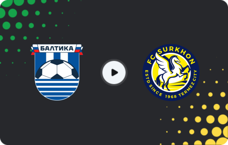 Где смотреть Балтика - Сурхон, Товарищеские матчи клубов, 25.01.2026