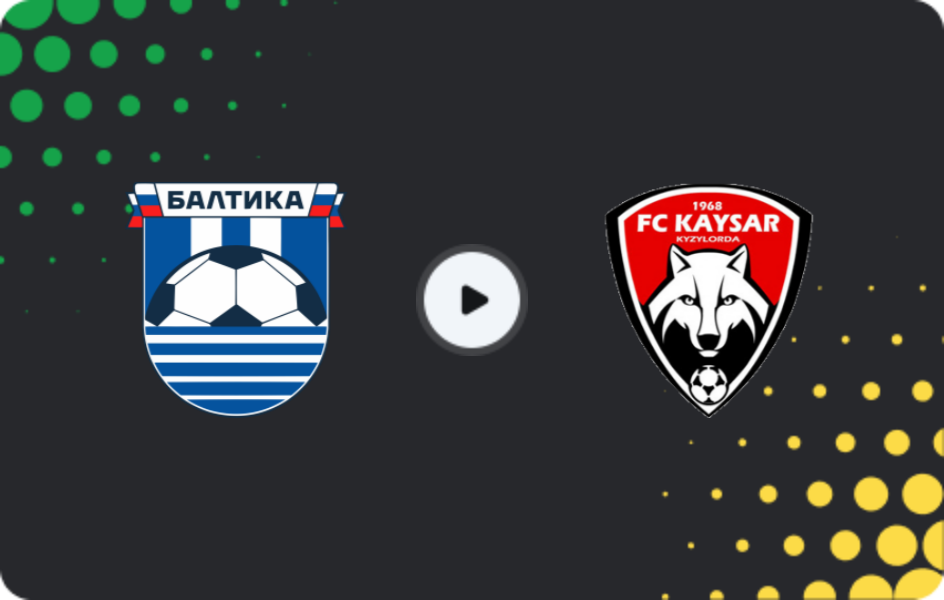 Где смотреть Балтика - Кайсар, Товарищеские матчи клубов, 18.02.2026