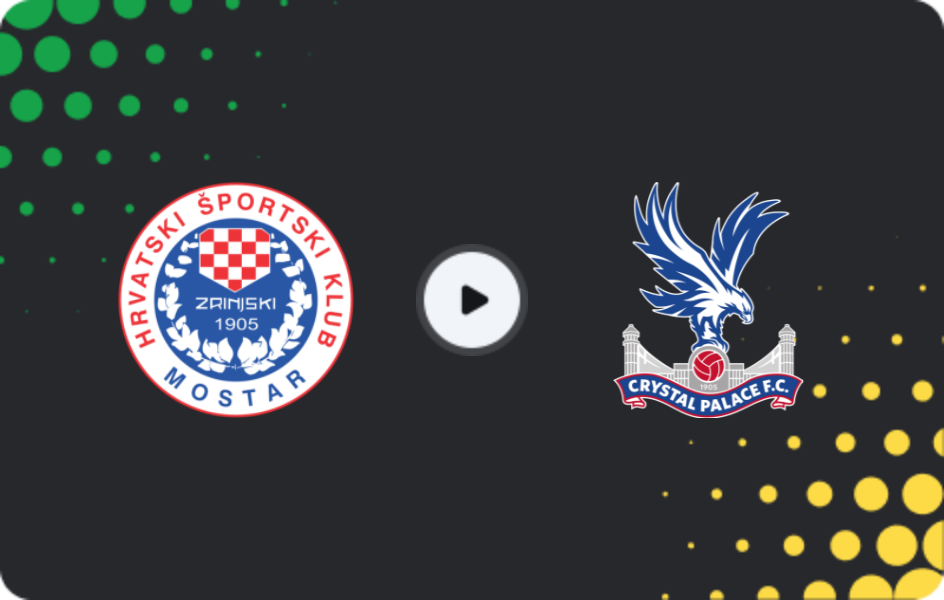 Где смотреть Зриньски - Кристал Пэлас, Лига конференций, 19.02.2026