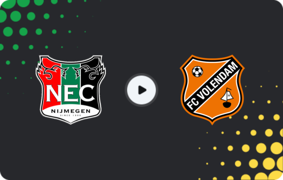 Где смотреть НЕК Неймеген - Волендам, Кубок KNVB, 04.02.2026