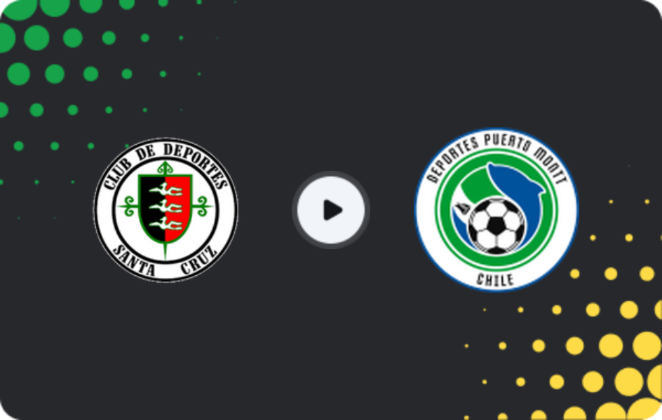 Где смотреть Депортес Санта-Крус - Депортес Пуэрто-Монт  , Примера B, 09.08.2026