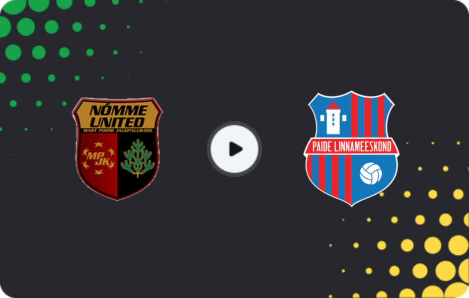 Где смотреть Нымме Юнайтед - Пайде, Мейстрилига, 10.05.2026