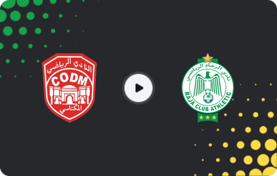 Где смотреть КОДМ Мекнес - Раджа Касабланка, Ботола Про, 08.02.2026