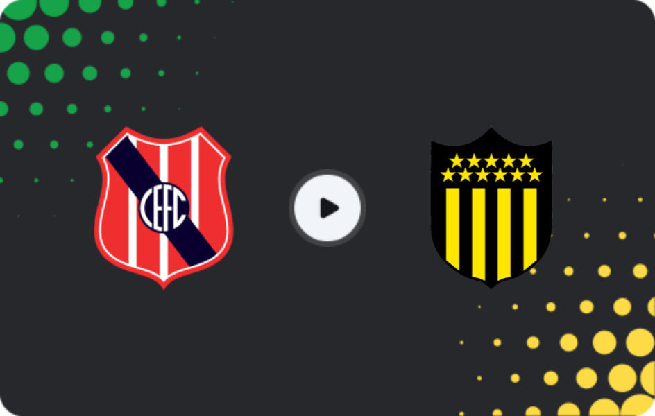 Где смотреть Сентрал Эспаньол   - Пеньяроль, Примера Дивизион - Апертура, 16.02.2026