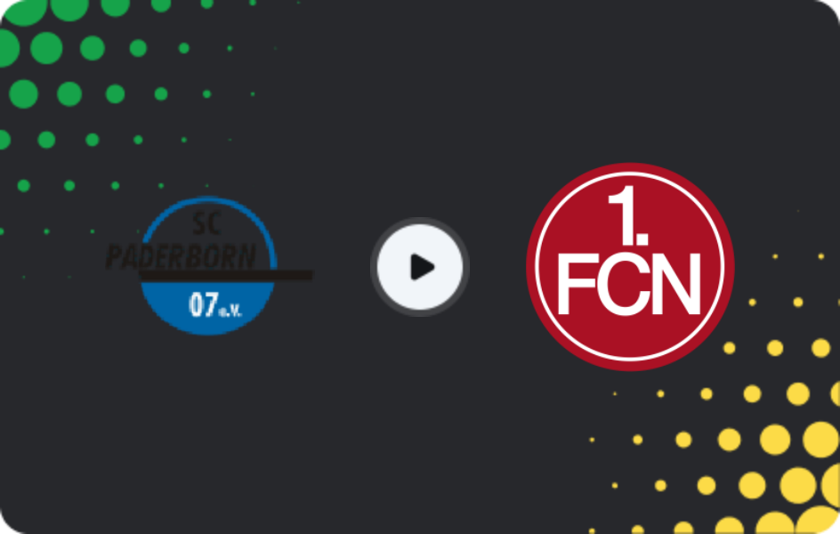 Где смотреть Падерборн U19 - Нюрнберг U19, Бундеслига U19, 15.02.2026