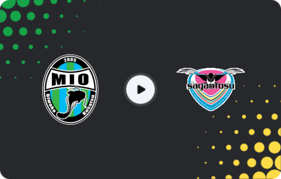 Где смотреть Бивако Сига   - Саган Тосу, Джей-лига 2, 22.03.2026